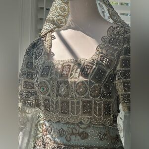 Embellished Beaded Gown